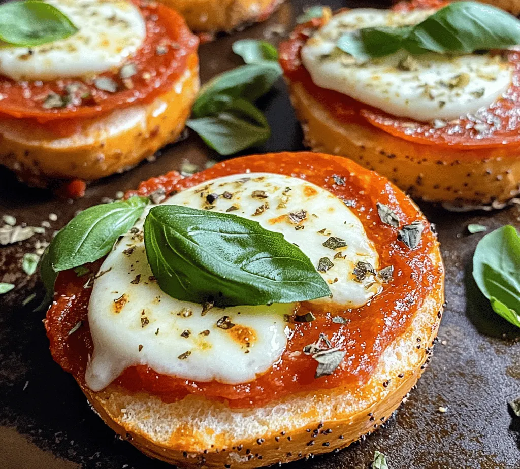 Mini bagel pizzas have taken the culinary world by storm, emerging as a beloved meal and snack option for people of all ages. Their crispy bagel base, combined with the gooey goodness of cheese and an array of toppings, makes them a delightful treat that can satisfy any pizza craving. What’s more, these bite-sized wonders are incredibly easy to prepare, making them an ideal choice for busy families, casual gatherings, or spontaneous snack attacks.