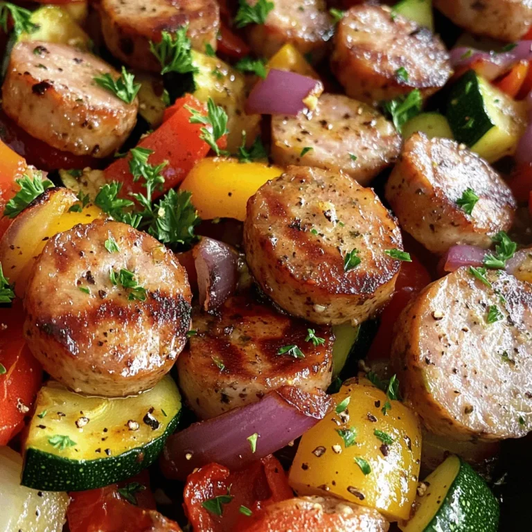 In today's fast-paced world, balancing a nutritious diet with a busy lifestyle can be challenging. Enter the Sizzling Quick Chicken Sausage & Veggie Delight, a dish that checks all the boxes for convenience, flavor, and health. This recipe is designed for home cooks looking for a quick and easy meal solution that doesn’t compromise on taste or nutrition. With the air fryer taking center stage in modern kitchens, preparing this delightful dish has never been simpler or more efficient.