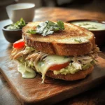 At the heart of the Chicken Avocado Melt Sandwich is the star ingredient: cooked chicken breast. Not only is chicken breast a lean source of protein, but it also boasts a low-fat profile, making it an ideal choice for those looking to maintain or build muscle without excessive calorie intake. A serving of shredded chicken breast delivers essential amino acids necessary for muscle repair and growth, making it a staple in many healthy diets.