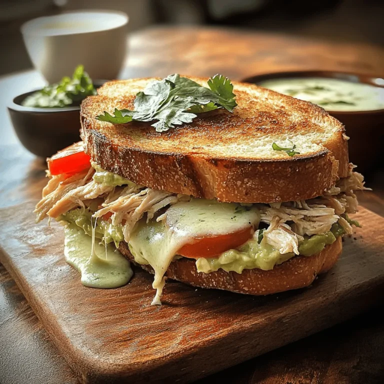 At the heart of the Chicken Avocado Melt Sandwich is the star ingredient: cooked chicken breast. Not only is chicken breast a lean source of protein, but it also boasts a low-fat profile, making it an ideal choice for those looking to maintain or build muscle without excessive calorie intake. A serving of shredded chicken breast delivers essential amino acids necessary for muscle repair and growth, making it a staple in many healthy diets.