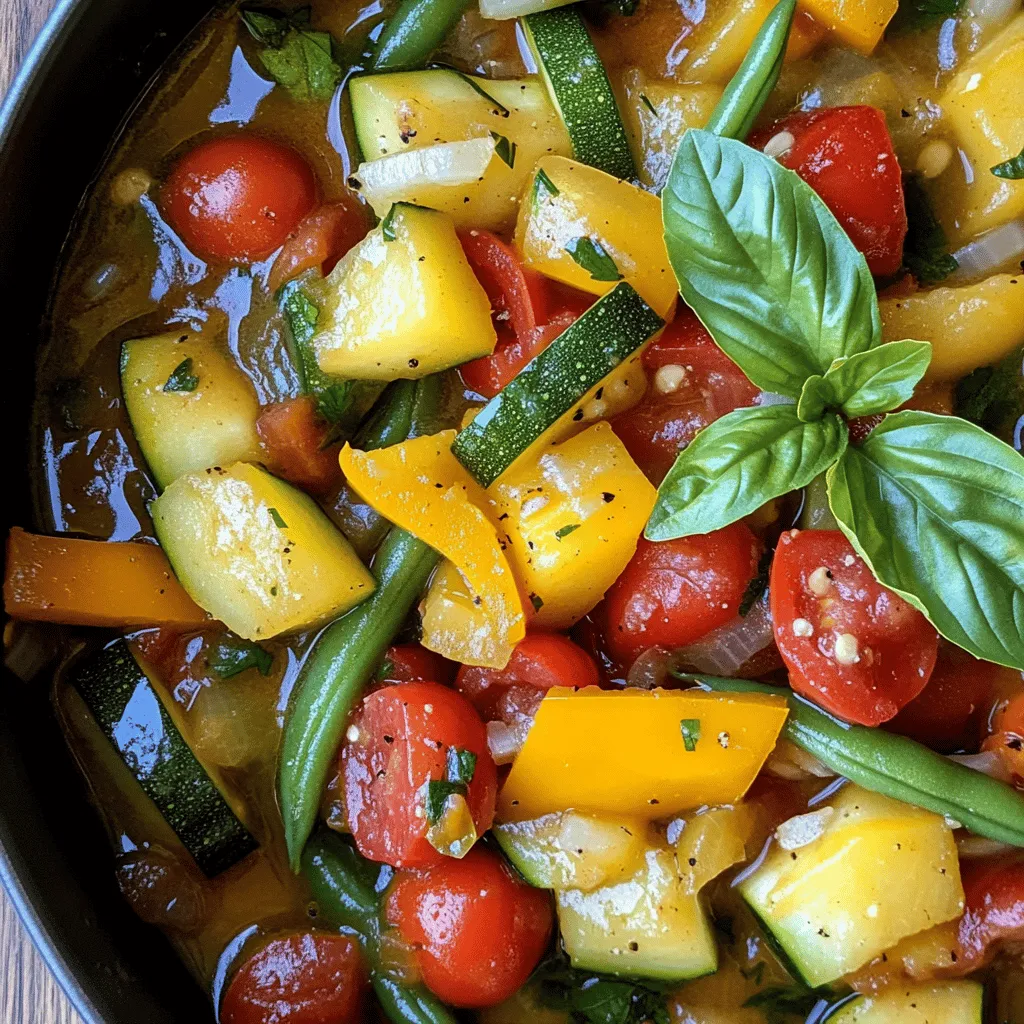 As summer approaches, the abundance of fresh vegetables in local markets and gardens invites us to embrace lighter, more vibrant meals. One such delightful dish that embodies the flavors of the season is our Savory Summer Vegetable Stew. This dish is not just a feast for the senses but also a nourishing option that celebrates the bounty of summer produce. With its colorful array of vegetables and aromatic herbs, this stew offers a comforting yet refreshing meal, perfect for warm evenings spent outdoors or cozy nights in.
