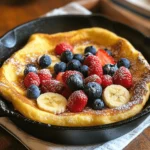 If you're on the hunt for a breakfast dish that is not only visually stunning but also incredibly easy to prepare, look no further than the Fluffy Baked German Pancake. This delightful dish hails from Germany and has captured the hearts (and stomachs) of food lovers around the world. Characterized by its light, airy texture and impressive rise, the German pancake is a unique spin on the traditional pancake, offering a delightful twist to your morning routine.
