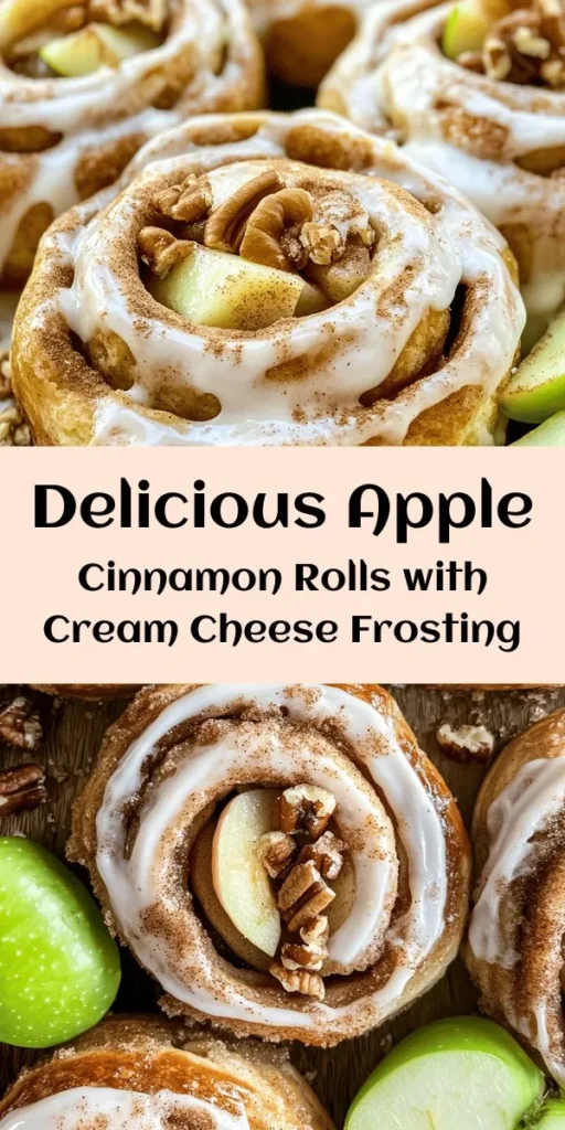 Indulge in the sweet and warm flavors of homemade Apple Cinnamon Rolls topped with creamy frosting! This delicious recipe combines a soft, buttery dough filled with fresh apples, brown sugar, and a hint of cinnamon. Perfect for breakfast or dessert, each roll is drizzled with velvety cream cheese frosting, making it irresistible. Gather your ingredients and delight your family with this delightful treat that’s sure to impress!