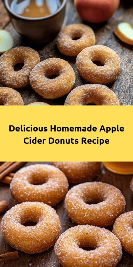 Indulge in the cozy flavors of fall with these irresistible apple cider donuts! This easy recipe combines warm spices, fresh apple cider, and a cinnamon-sugar coating for a delightful treat. In just 30 minutes, you can bake up a dozen of these fluffy, sweet donuts, perfect for breakfast or a snack. Pair them with your favorite hot beverage for the ultimate autumn experience. Share with friends or savor them all to yourself!